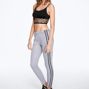 Victoria’s Secret Pink pinstripe jogger pants leggings